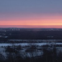 Киров, вид из окна на реку Вятка :: Александр Буторин