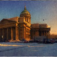 My magic Petersburg_02907_Воронихинский сквер. Казанский собор :: Станислав Лебединский