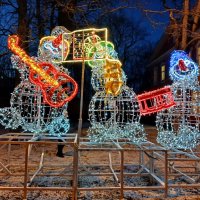 Снеговики музыканты :-) :: Лия ☼