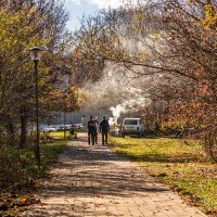 Для любителей горячего чая после спуска с горы  Физиабго 992 метра :: Игорь Сикорский