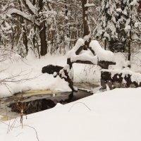 Зимой у старого шлюза :: Андрей Снегерёв