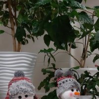 Снеговички-лыжники :: Ольга 