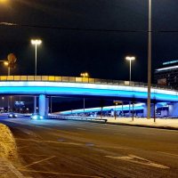 Голубой путепровод :: Александр Чеботарь