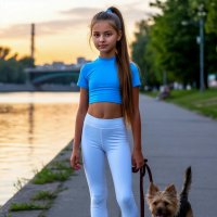 Девочка с собачкой :: Сергей Кочнев