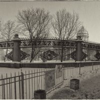 My magic Petersburg_02915_Ограда Воронихинского сквера :: Станислав Лебединский