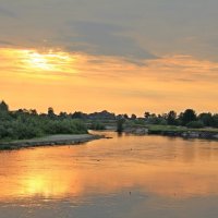 Перед закатом. р.Ипуть :: Сергей Рожков