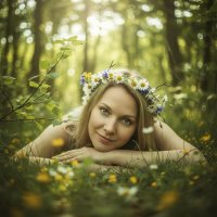 Лесная нимфа.. :: Андрей Головкин