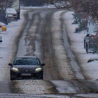 Машина...дорога... непогода... :: Николай Саржанов