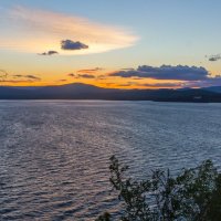 Закат на озере Тургояк. :: Алексей Трухин