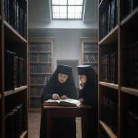 В монастырской библиотеке.. :: Андрей Головкин