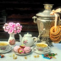 Ароматный чай с цветами липы! :: Нина Андронова