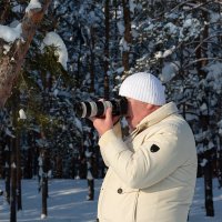 На зимней природе с фотоаппаратом :: Александр Синдерёв
