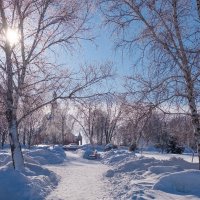 На деревьях иней серебрится  ... :: Ravile 