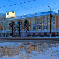 Чебоксары. Дом по ул. Карла Маркса 33 зимой. :: Пётр Чернега