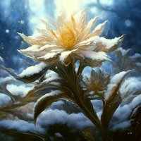 цветы под снегом. :: Mila 