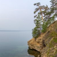 Туманное утро на озере Тургояк. :: Алексей Трухин