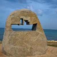 Израиль * Хайфа* пляж Бат Галим. МОРСКОЙ КАМЕНЬ 27.1.2026г :: ujgcvbif 