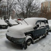 В Москве - снег :: Андрей Лукьянов
