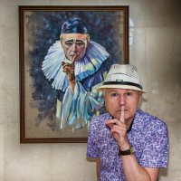 Портрет на выставке :: Давид Манакьян Портрет на выставке :: Давид Манакьян