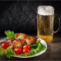 Когда нет кофе...Пиво с сибирскими креветками... :: Алексей Мезенцев Когда нет кофе...Пиво с сибирскими креветками... :: Алексей Мезенцев