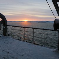 Рассвет у берега Гремихи :: Ольга 