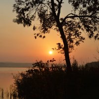 Рассвет на водохранилище :: Надежда Куркина 