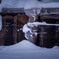 Ледяные слои на сваях :: fogmeadowww m