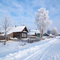 ЗИМА В ДЕРЕВНЕ :: СЕРГЕЙ ФИЛОЧКИН