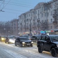 Вечер пятницы, снегопад :: Татьяна Машошина