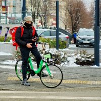 Зимние велосипедисты... :: Николай Саржанов