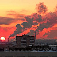 Мороз и ветер закату не помеха :: Юрий Велицкий