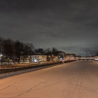 Зимний вечер на Фонтанке :: Борис Генкин