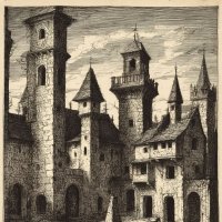 Странный алтарь во дворе замка :: Георгий Пичугин