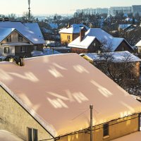 Красный снег. :: Петр Беляков