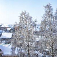 Две подружки, за окном, серебром сияют. :: Петр Беляков