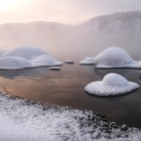 Морозный закат :: Марина Фомина.