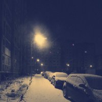 зимнее утро в зимнем дворе :: Лера 