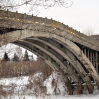 Горбатый мост, старое русло Казанки :: Дмитрий Шароватов