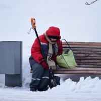 Тётя спит, она устала. :: Наталья Вязигина