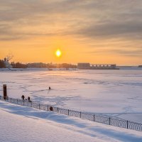 Зимний вечер в Угличе :: Galina Зимний вечер в Угличе :: Galina