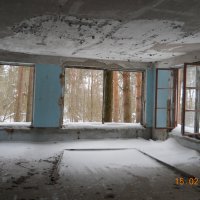 Санаторий. Корпус №1. Снег на полу :: fogmeadowww m