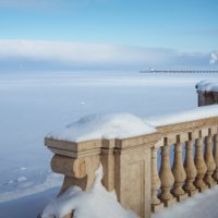 Петергоф. Морозное утро на заливе. :: Svyatoslav [Artisan] Ph.