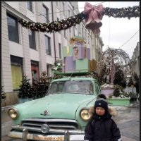 Прогулка по Москве, Автомобиль ГАЗ-21 «Волга» :: Ольга Довженко Прогулка по Москве, Автомобиль ГАЗ-21 «Волга» :: Ольга Довженко