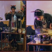 В новогоднем меню были горячие и ледяные коктейли :: Татьяна Машошина