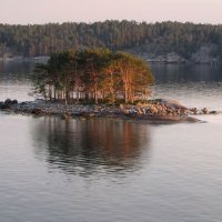 Безымянный островок возле острова Лёвскер :: Александр Ильчевский 