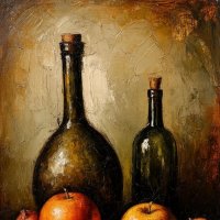 Две бутылки и фрукты :: Георгий Пичугин