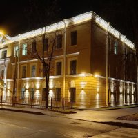 Дом у Ижоры с подсветкой :: Мария Васильева