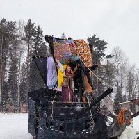 Летучий корабль в Яви Нави. :: Ольга 