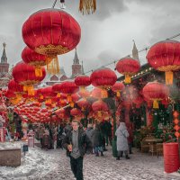 Манежка и китайский Новый Год :: Юрий Яньков