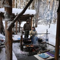 У костра. :: ВикТор Быстров У костра. :: ВикТор Быстров